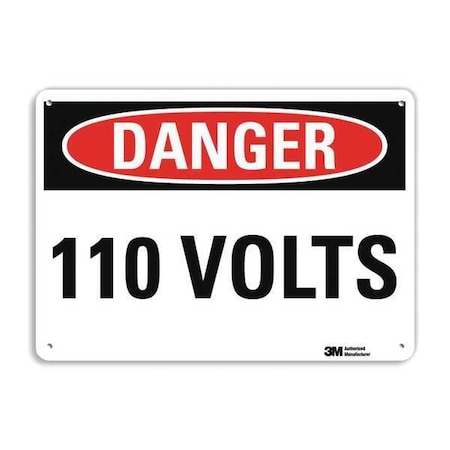 Lyle Danger Sign, 10" W, 7" H, 0.040" Thickness, U3-1064-NA_10x7 U3-1064-NA_10x7