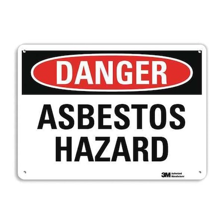 Lyle Danger Sign, 7 in H, 10 in W, Plastic, Vertical Rectangle, English, U3-1114-NP_10X7 U3-1114-NP_10X7