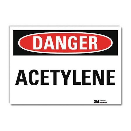 Lyle Danger Sign, 7 in H, 10 in W, Vertical Rectangle, English, U3-1083-RD_10X7 U3-1083-RD_10X7