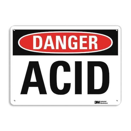 Lyle Danger Sign, 4 Hole Mount, 10in W x 7in H, U3-1086-RA_10X7 U3-1086-RA_10X7