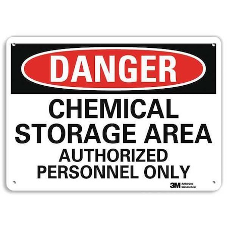 Lyle Danger Sign, 7 in H, 10 in W, Plastic, Vertical Rectangle, English, U3-1166-NP_10X7 U3-1166-NP_10X7