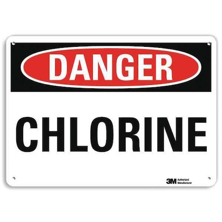 Lyle Danger Sign, 10 in H, 14 in W, Vertical Rectangle, English, U3-1172-RA_14X10 U3-1172-RA_14X10