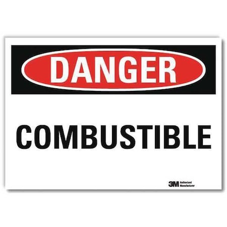 Lyle Danger Sign, 7 in H, 10 in W, Vertical Rectangle, English, U3-1181-RD_10X7 U3-1181-RD_10X7