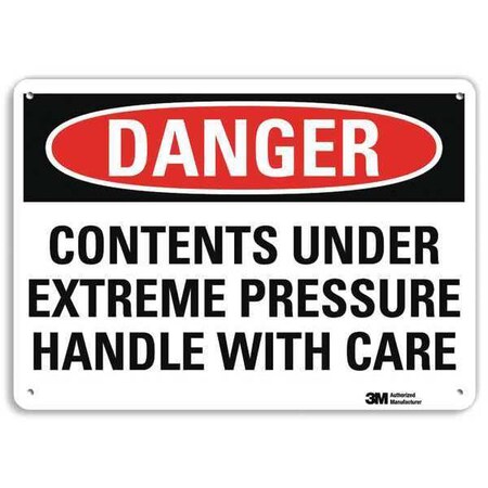 Lyle Danger Sign, 4 Hole Mount, 10in W x 7in H, U3-1266-RA_10X7 U3-1266-RA_10X7