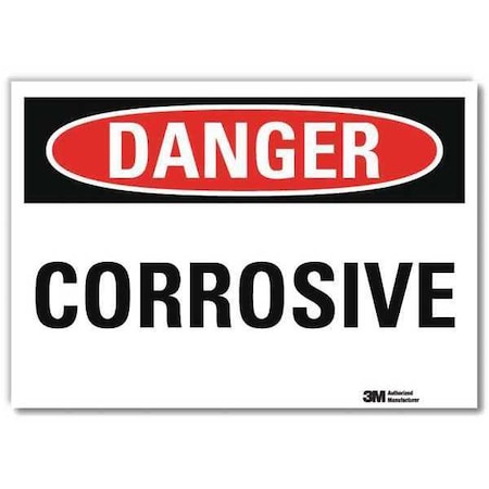 Lyle Danger Sign, 7 in H, 10 in W, Vertical Rectangle, English, U3-1268-RD_10X7 U3-1268-RD_10X7