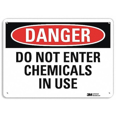 Lyle Danger Sign, 10" W, 7" H, 0.040" Thickness, U3-1316-NA_10x7 U3-1316-NA_10x7