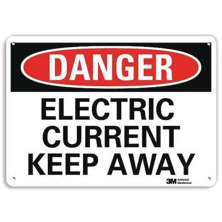 Lyle Danger Sign, 10" W, 7" H, 0.040" Thickness, U3-1392-NA_10x7 U3-1392-NA_10x7