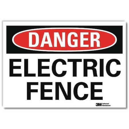 Lyle Danger Sign, Self-Adhesv Mount, 10inWx7inH, U3-1393-RD_10X7 U3-1393-RD_10X7