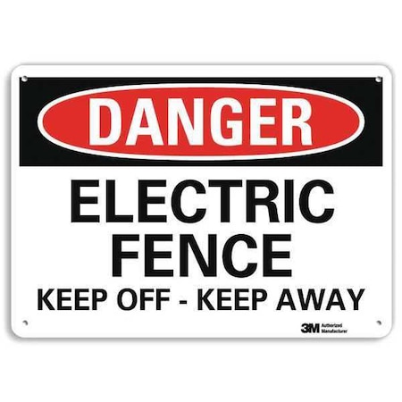 Lyle Danger Sign, 4 Hole Mount, 14inWx10inH, U3-1394-RA_14X10 U3-1394-RA_14X10