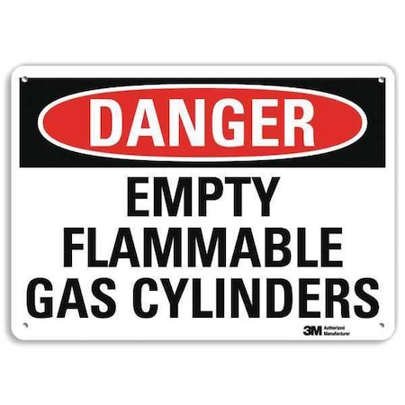 Lyle Danger Sign, 10 in H, 14 in W, Horizontal Rectangle, English, U3-1423-NA_14x10 U3-1423-NA_14x10