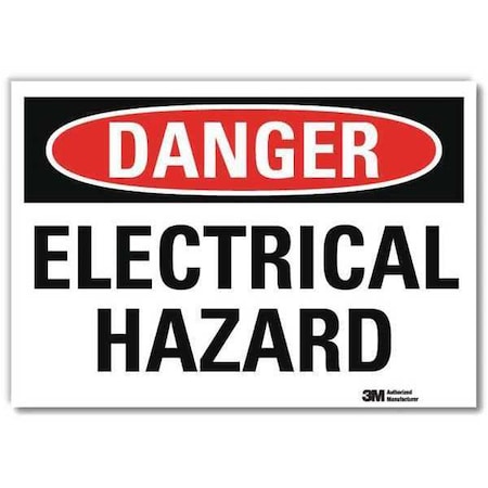 Lyle Danger Sign, Slf-Adhesv Mount, 14inWx10inH, U3-1405-RD_14X10 U3-1405-RD_14X10