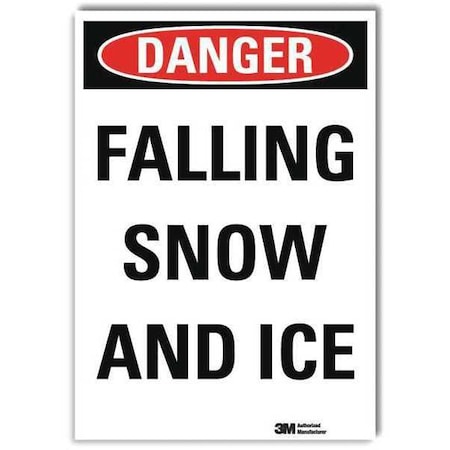 Lyle Danger Sign, 7 in Height, 5 in Width, Non-PVC Polymer, Vertical Rectangle, English U3-1469-RD_5X7