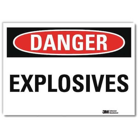 Lyle Danger Sign, 7 in H, 10 in W, Vertical Rectangle, English, U3-1436-RD_10X7 U3-1436-RD_10X7