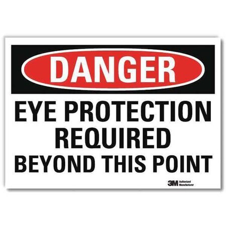 Lyle Danger Sign, Self-Adhesv Mount, 10inWx7inH, U3-1449-RD_10X7 U3-1449-RD_10X7