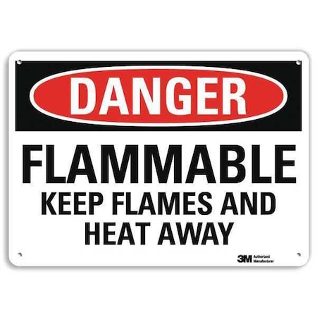 Lyle Danger Sign, 10 in H, 14 in W, Plastic, Horizontal Rectangle, English, U3-1482-NP_14X10 U3-1482-NP_14X10