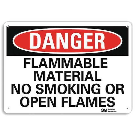 Lyle Danger Sign, 10" H, 14 in W, Plastic, Horizontal Rectangle, English, U3-1496-NP_14X10 U3-1496-NP_14X10