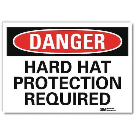 Lyle Danger Sign, Slf-Adhesv Mount, 14inWx10inH, U3-1554-RD_14X10 U3-1554-RD_14X10