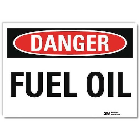 Lyle Danger Sign, 5 in H, 7 in W, Horizontal Rectangle, English, U3-1521-RD_7X5 U3-1521-RD_7X5