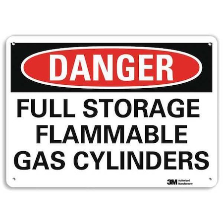 Lyle Danger Sign, 10" W, 7" H, 0.040" Thickness, U3-1525-NA_10x7 U3-1525-NA_10x7