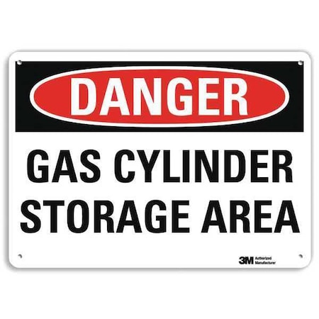 Lyle Danger Sign, 7 in H, 10 in W, Plastic, Vertical Rectangle, English, U3-1528-NP_10X7 U3-1528-NP_10X7