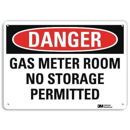 Lyle Danger Sign, 10 in H, 14 in W, Plastic, Horizontal Rectangle, English, U3-1530-NP_14X10 U3-1530-NP_14X10