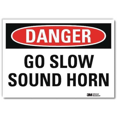 Lyle Reflective  Lift Truck Label, 5 in Height, 7 in Width, Non-PVC Polymer, Horizontal Rectangle U3-1538-RD_7X5