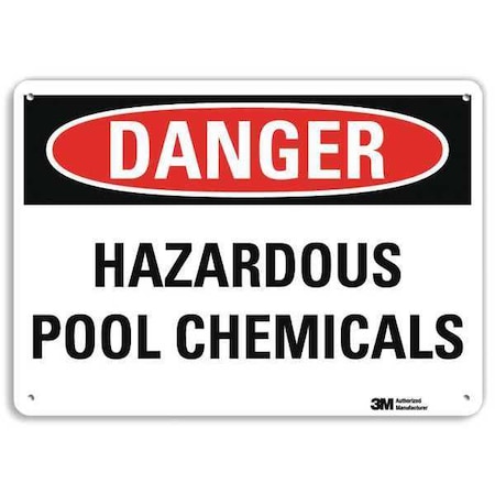 Lyle Danger Sign, 10 in H, 14 in W, Horizontal Rectangle, English, U3-1575-NA_14x10 U3-1575-NA_14x10
