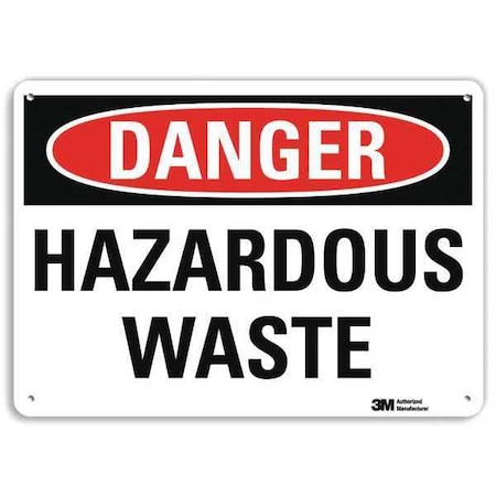 Lyle Danger Sign, 10" W, 7" H, 0.040" Thickness, U3-1579-NA_10x7 U3-1579-NA_10x7