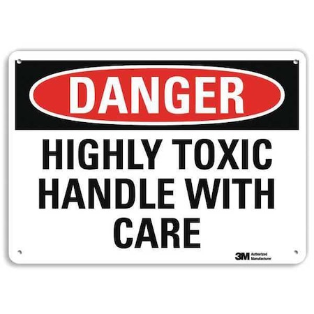 Lyle Danger Sign, 10 in H, 14 in W, Horizontal Rectangle, English, U3-1647-NA_14x10 U3-1647-NA_14x10