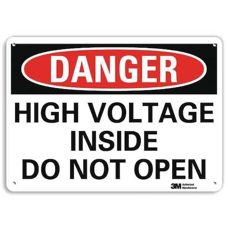 Lyle Plastic Danger Sign, 4 Holes, 14"x10", U3-1620-NP_14X10 U3-1620-NP_14X10