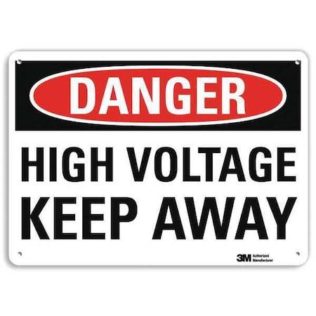 Lyle Danger Sign, 14" W, 10" H, 0.040" Thickness, U3-1622-NA_14x10 U3-1622-NA_14x10