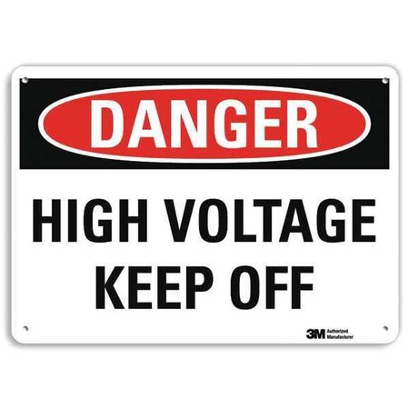 Lyle Plastic Danger Sign, 4 Holes, 14"x10", U3-1625-NP_14X10 U3-1625-NP_14X10