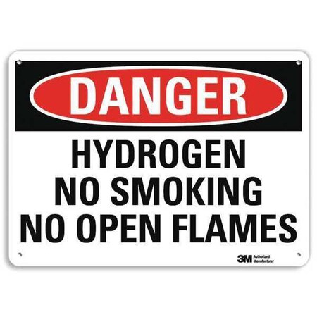Lyle Danger Sign, 7" H, 10" W, Plastic, Vertical Rectangle, English, U3-1669-NP_10X7 U3-1669-NP_10X7