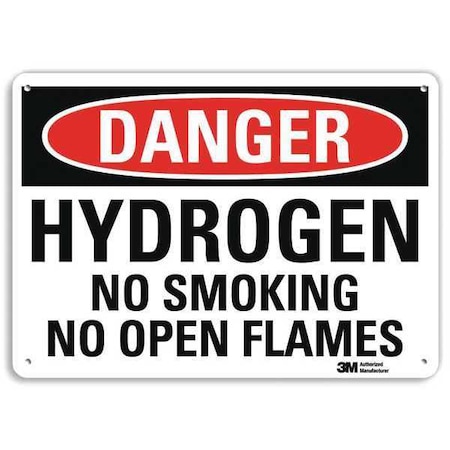 Lyle Danger Sign, 10" H, 14 in W, Plastic, Horizontal Rectangle, English, U3-1670-NP_14X10 U3-1670-NP_14X10