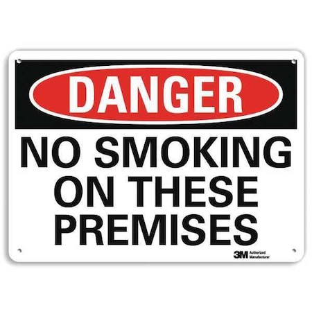 Lyle Danger Sign, 10" H, 14 in W, Plastic, Horizontal Rectangle, English, U3-1846-NP_14X10 U3-1846-NP_14X10