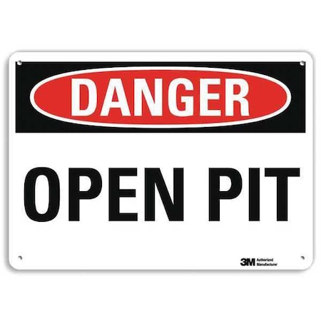 Lyle Danger Sign, 4 Hole Mount, 10in W x 7in H, U3-1883-RA_10X7 U3-1883-RA_10X7