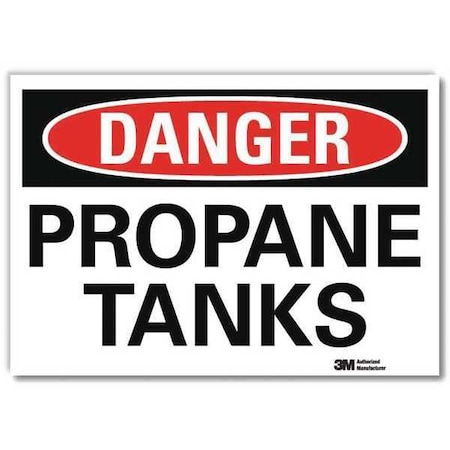 Lyle Danger Sign, 7 in H, 10 in W, Vertical Rectangle, English, U3-1940-RD_10X7 U3-1940-RD_10X7