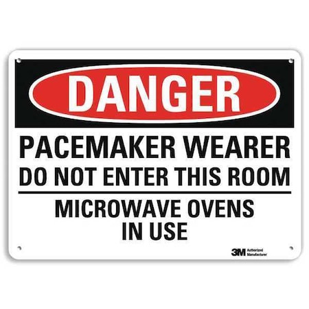 Lyle Plastic Danger Sign, 4 Holes, 10"x7", U3-1900-NP_10X7 U3-1900-NP_10X7