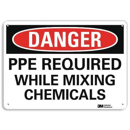 Lyle Danger Sign, 14" W, 10" H, 0.040" Thickness, U3-1933-NA_14x10 U3-1933-NA_14x10