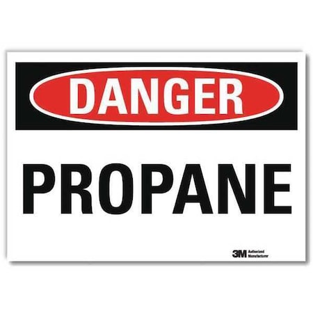 Lyle Danger Sign, 10 in H, 14 in W, Horizontal Rectangle, English, U3-1934-RD_14X10 U3-1934-RD_14X10