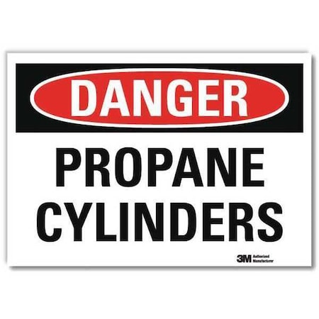 Lyle Danger Sign, 5 in H, 7 in W, Horizontal Rectangle, English, U3-1935-RD_7X5 U3-1935-RD_7X5