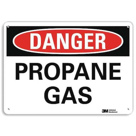 Lyle Danger Sign, 10 in H, 14 in W, Vertical Rectangle, English, U3-1936-RA_14X10 U3-1936-RA_14X10