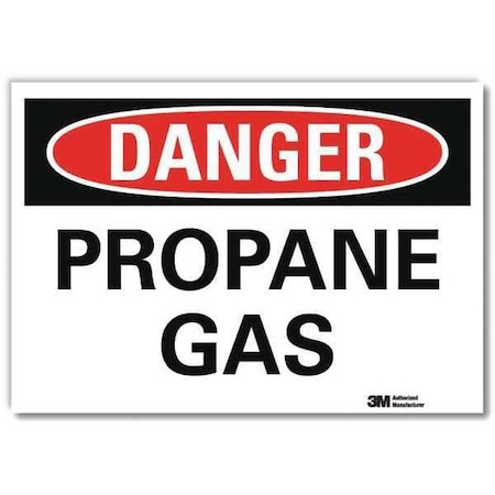 Lyle Danger Sign, 10 in H, 14 in W, Horizontal Rectangle, English, U3-1936-RD_14X10 U3-1936-RD_14X10