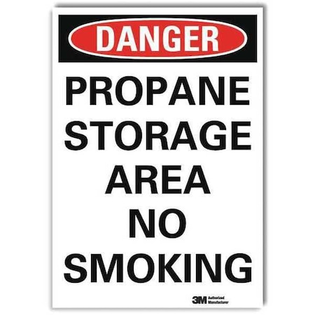 Lyle Danger Sign, 7" H, 5 in W, Reflective Sheeting, Vertical Rectangle, English, U3-1939-RD_5X7 U3-1939-RD_5X7