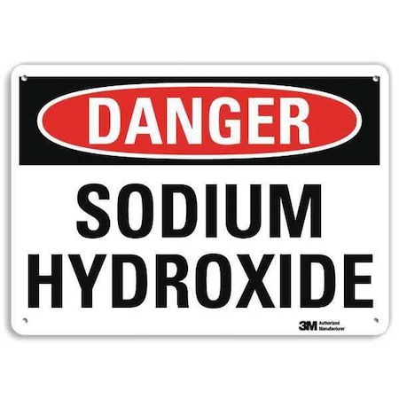 Lyle Danger Sign, 10 in H, 14 in W, Plastic, Horizontal Rectangle, English, U3-1984-NP_14X10 U3-1984-NP_14X10