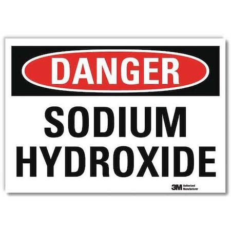 Lyle Danger Sign, 10 in H, 14 in W, Horizontal Rectangle, English, U3-1984-RD_14X10 U3-1984-RD_14X10