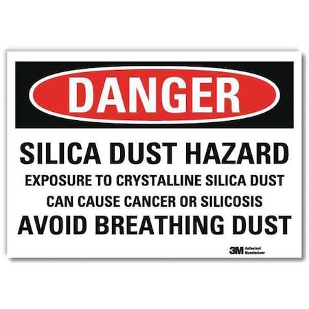 Lyle Danger Sign, 10 in H, 14 in W, Horizontal Rectangle, English, U3-1980-RD_14X10 U3-1980-RD_14X10