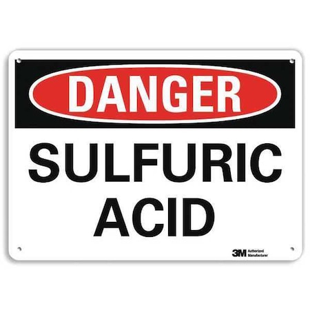 Lyle Danger Sign, 10" W, 7" H, 0.040" Thickness, U3-1997-NA_10x7 U3-1997-NA_10x7