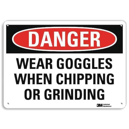 Lyle Danger Sign, 10" W, 7" H, 0.040" Thickness, U3-2060-NA_10x7 U3-2060-NA_10x7