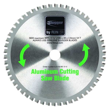 Fein Circular Saw Blade, Carbide Tip, -5 deg. 63502007210